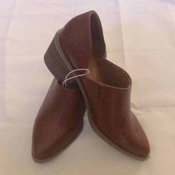 Cynthia Rowley Sz 8 Chunky Ankle Western 2”- Heeled Cinnamon Brown - Picture 2 of 10